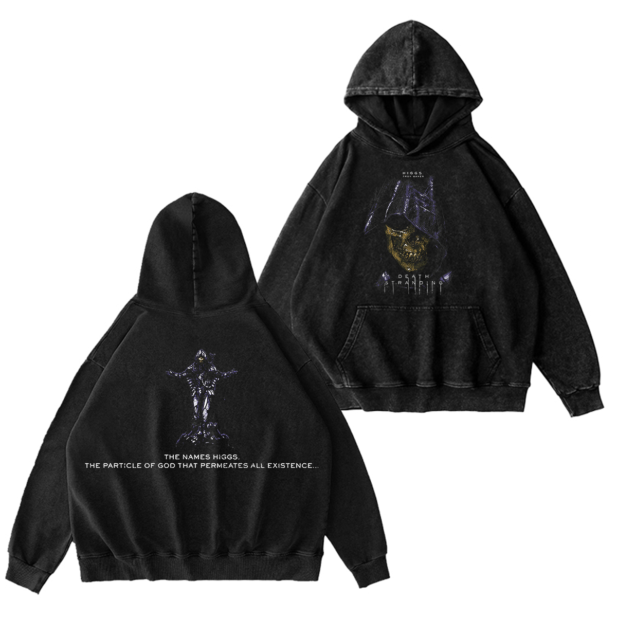 Death Stranding - Higgs Unisex Washed Hoodie