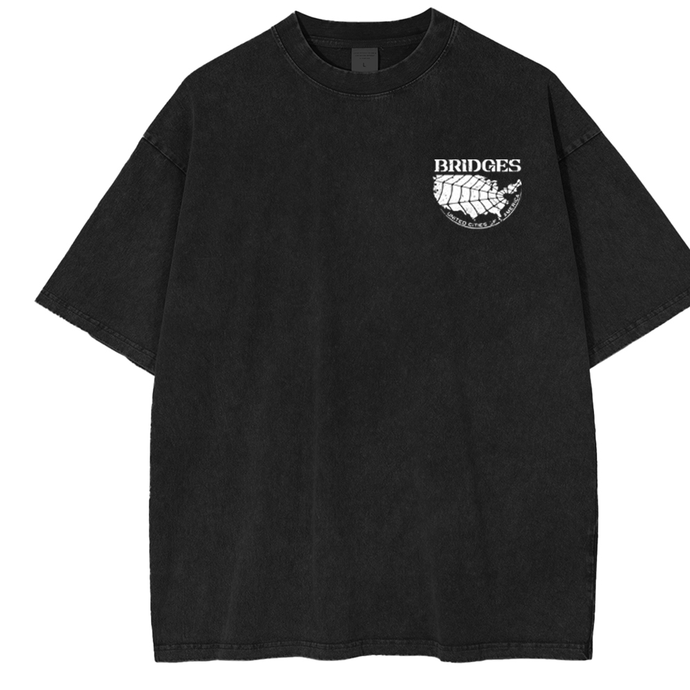 Death Stranding Bridges Washed Unisex T-Shirt