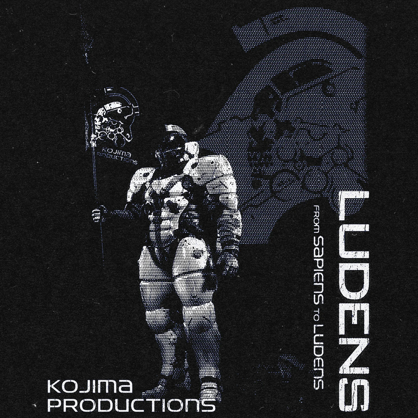 Death Stranding Ludens Washed Unisex T-Shirt