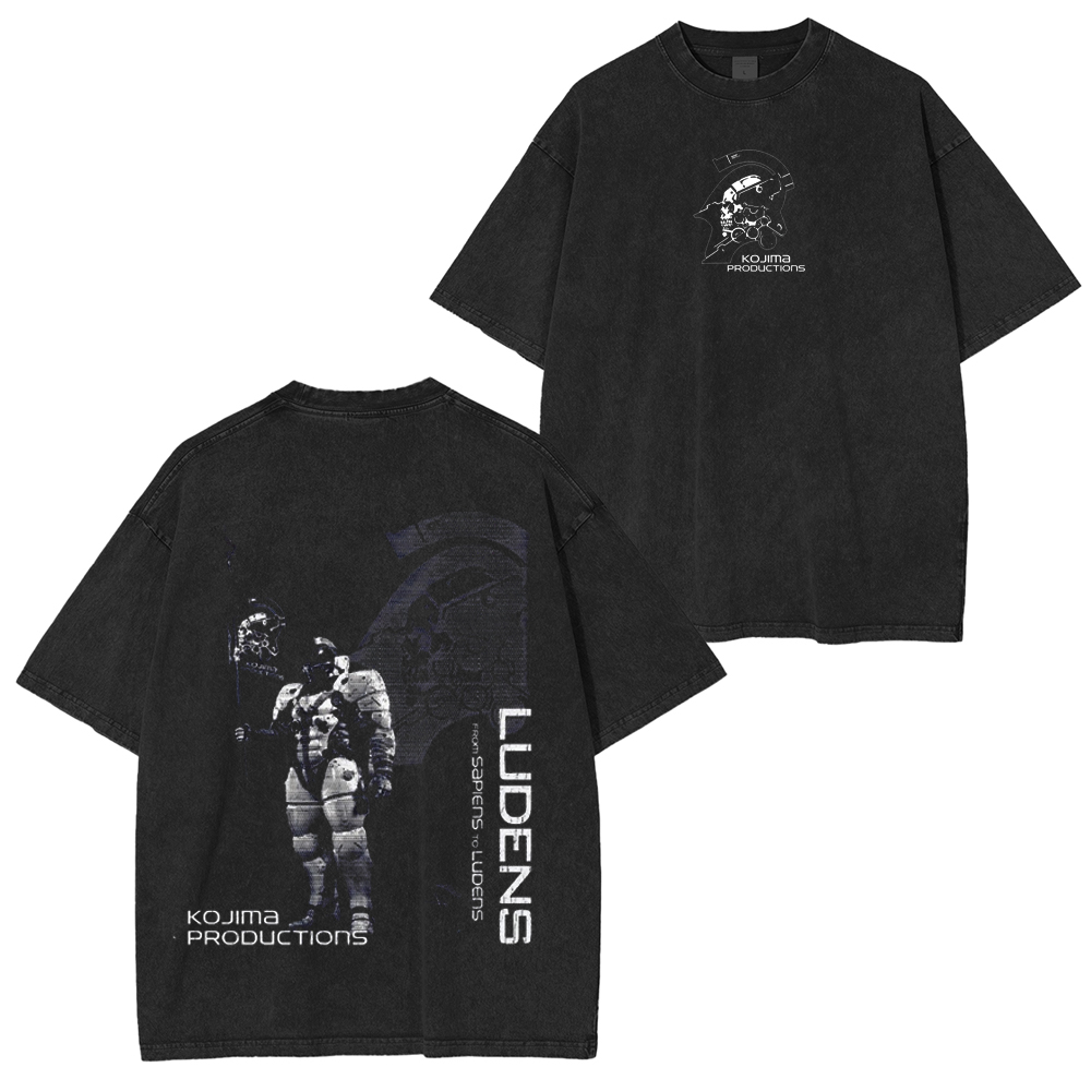 Death Stranding Ludens Washed Unisex T-Shirt