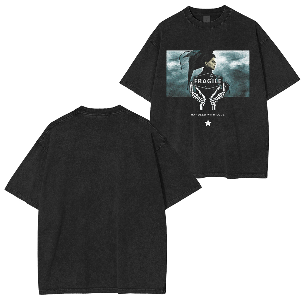 Death Stranding Fragile Express Washed Unisex T-Shirt