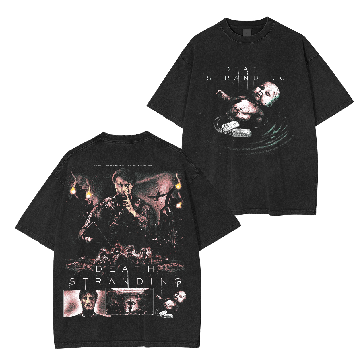 Death Stranding Unisex Washed T-Shirt