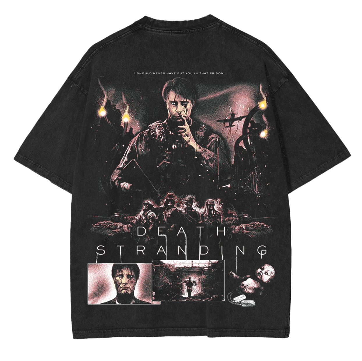 Death Stranding Unisex Washed T-Shirt