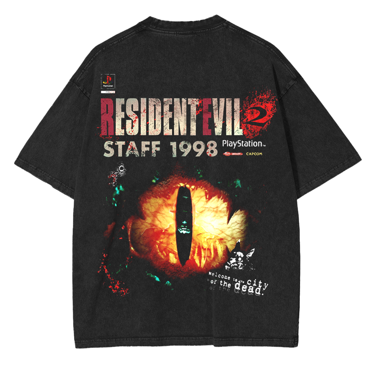 Resident Evil 2 Unisex Washed T-Shirt