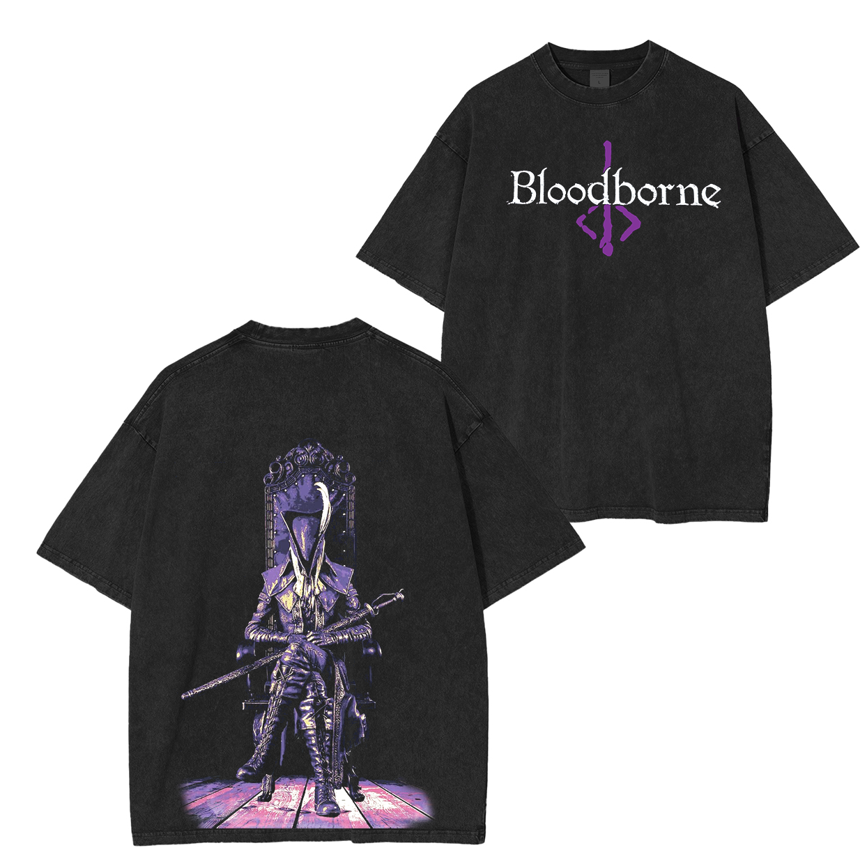 Lady Maria,Bloodborne Washed Unisex T-Shirt