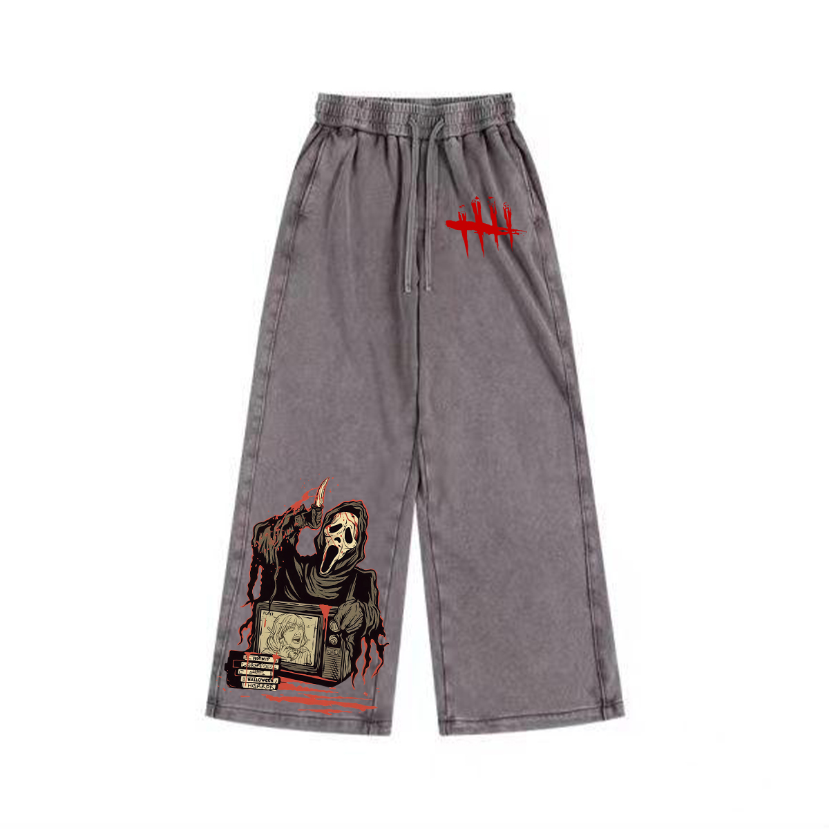 Ghost Face Dead by Daylight Horror Unisex Washed Pants