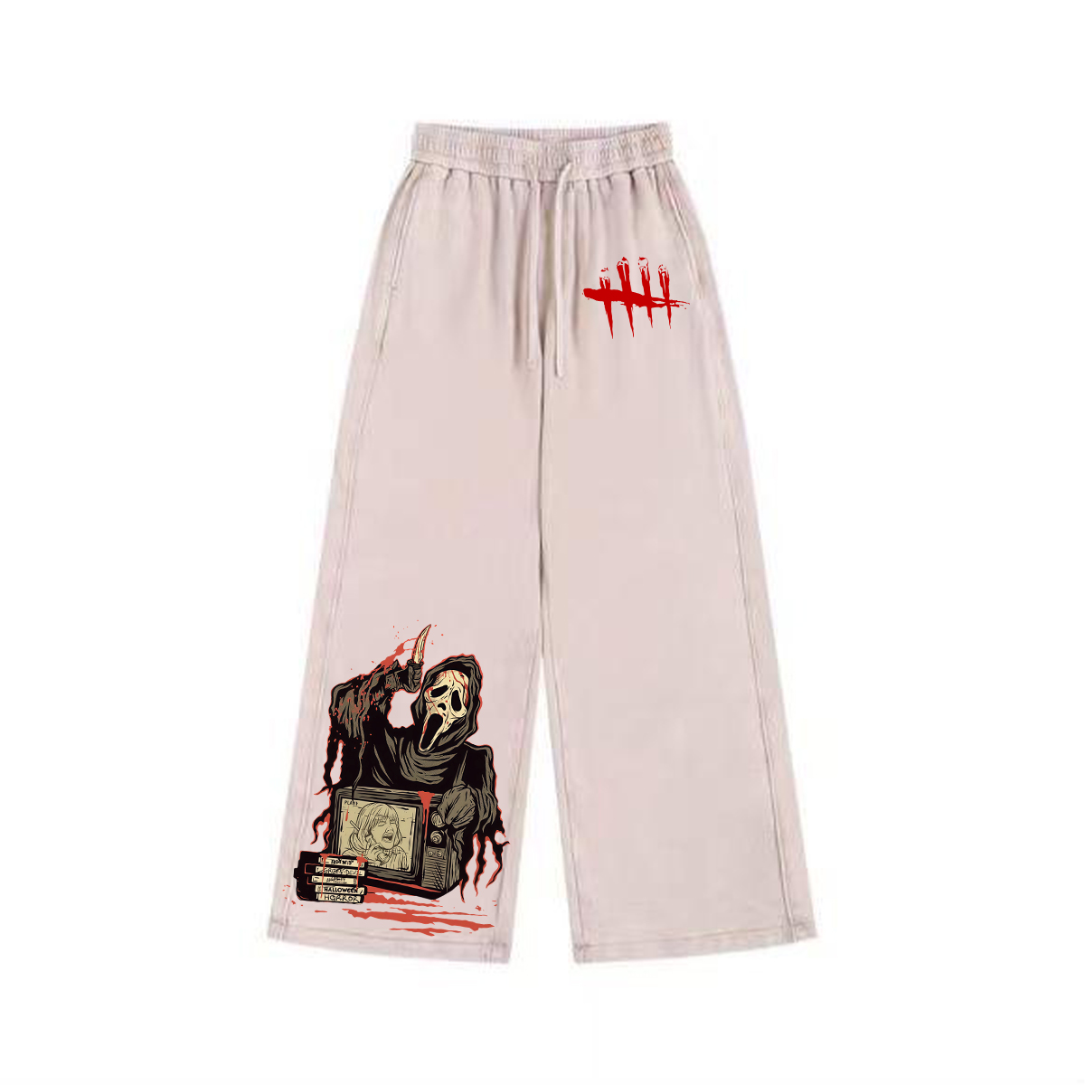 Ghost Face Dead by Daylight Horror Unisex Washed Pants
