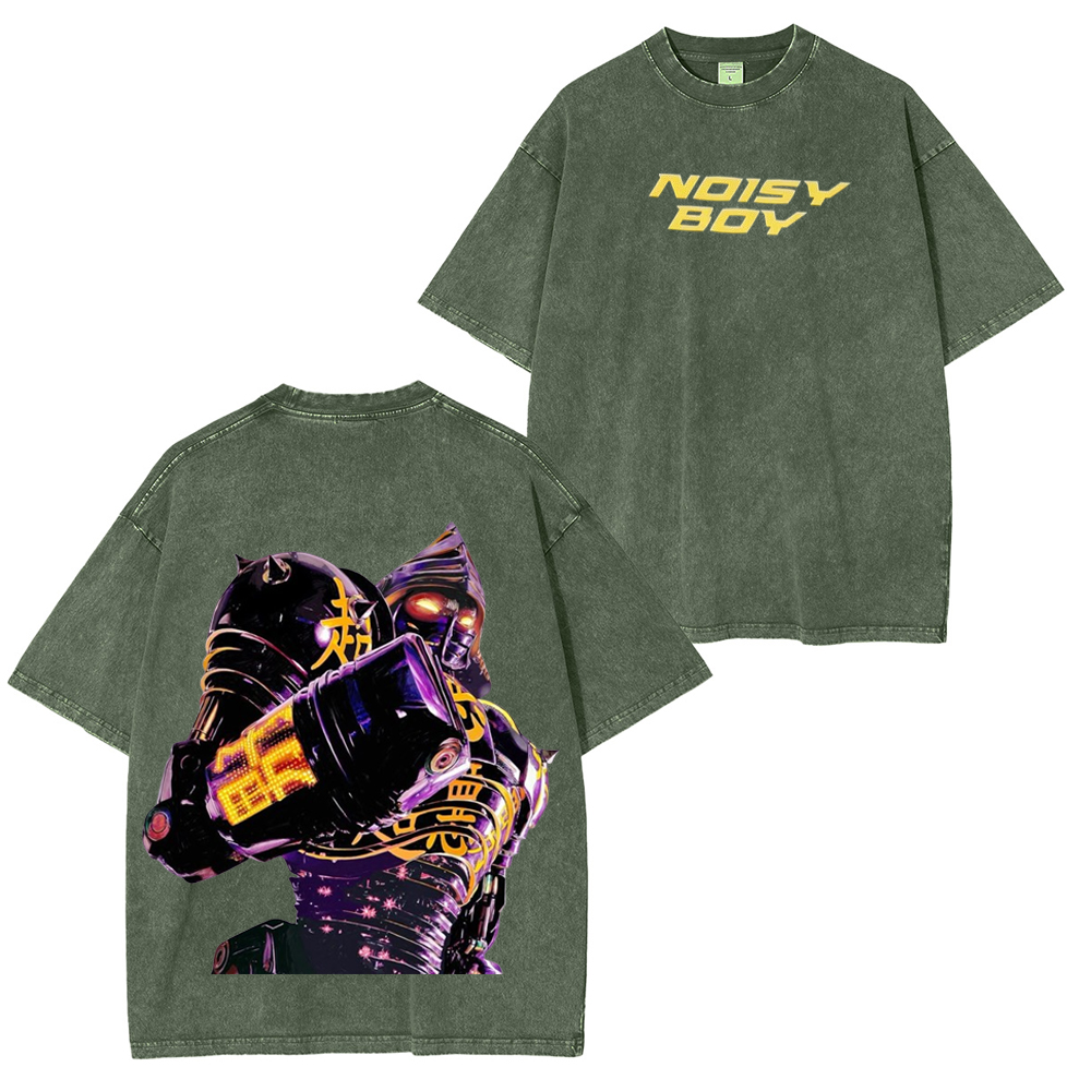 Noisy Boy Vintage Washed Unisex T-Shirt