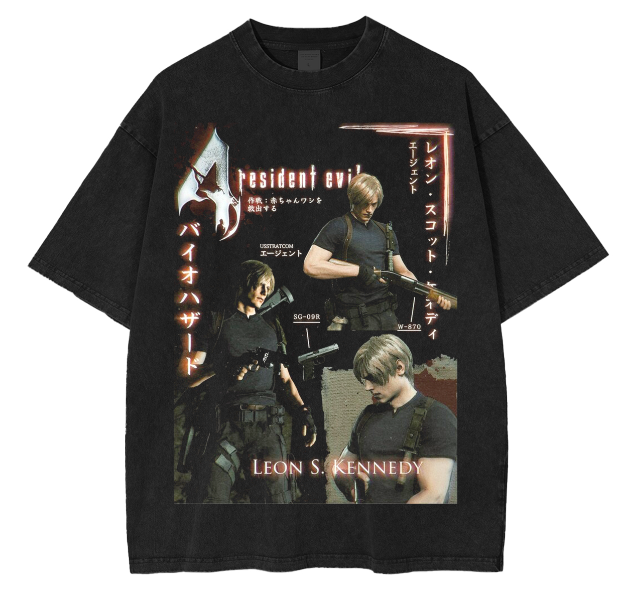 Leon Kennedy  Unisex Washed T-Shirt