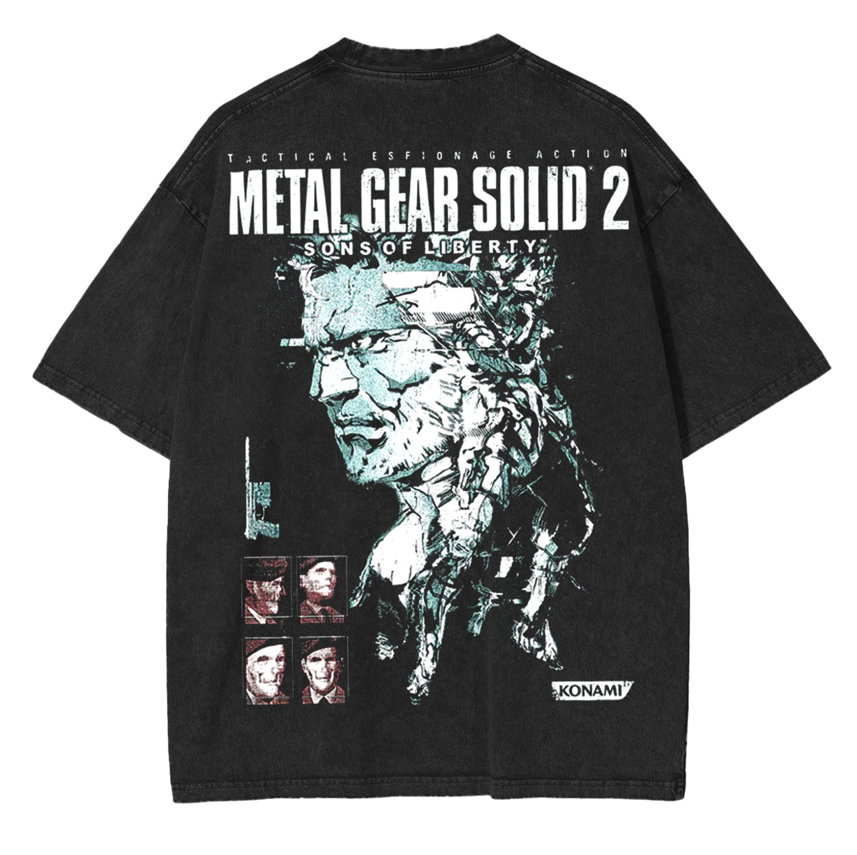 Metal Gear Solid 2 Washed Unisex T-Shirt