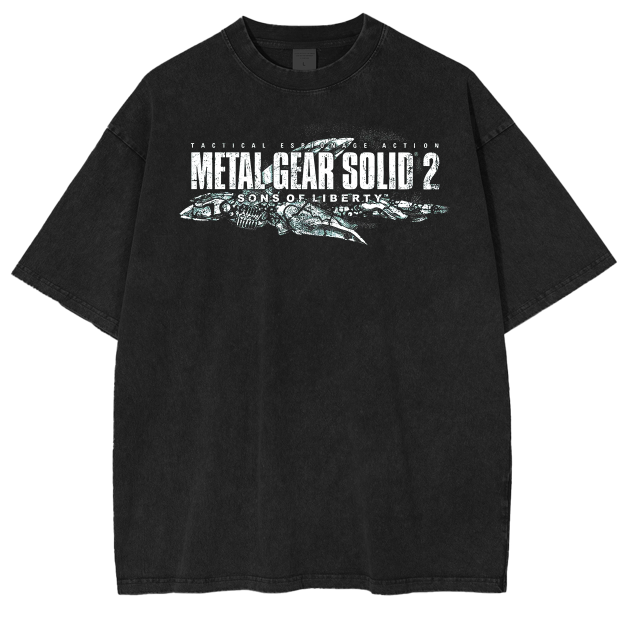 Metal Gear Solid 2 Washed Unisex T-Shirt