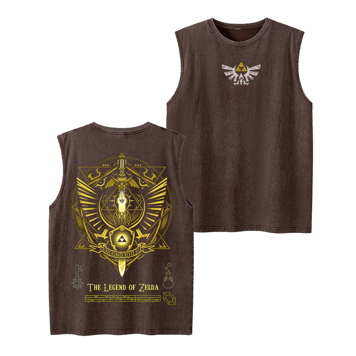 The Legend of Zelda Unisex Washed Tank Top