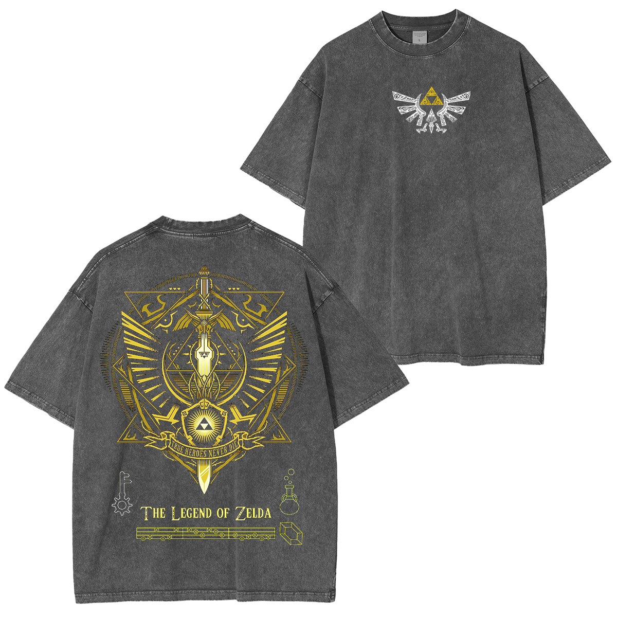 The Legend of Zelda Unisex Washed T-Shirt