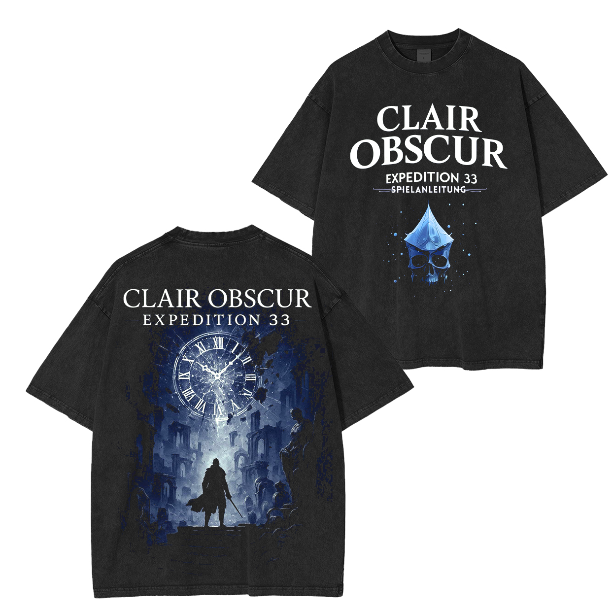 Clair Obscur Expedition 33 Unisex Washed T-Shirt