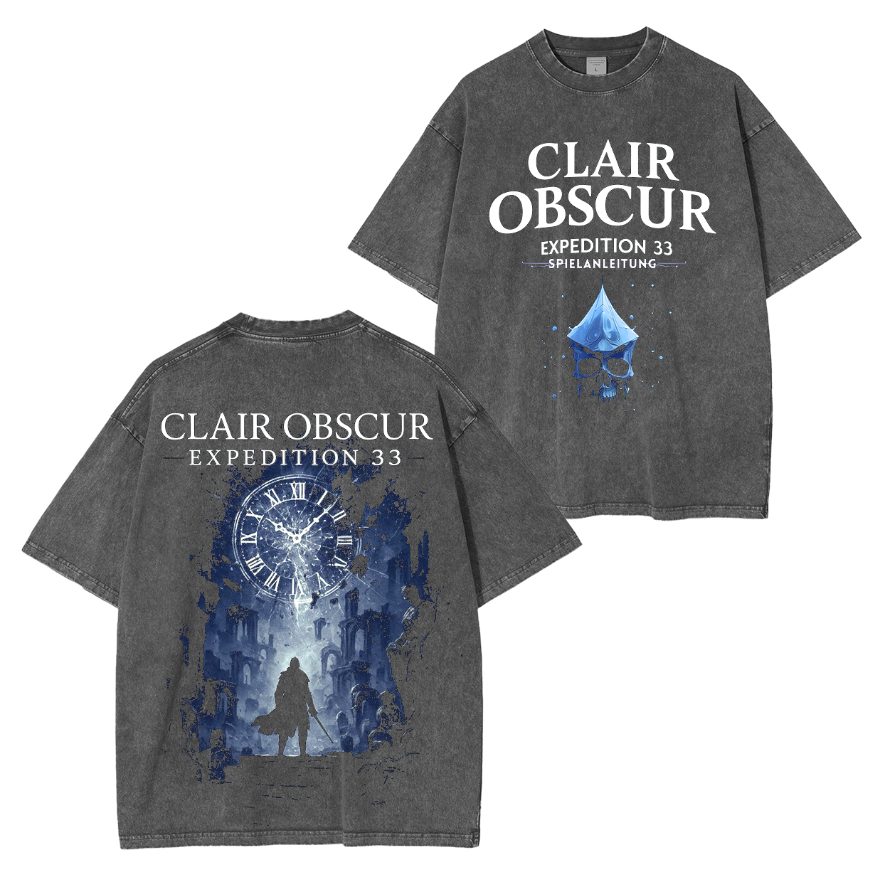 Clair Obscur Expedition 33 Unisex Washed T-Shirt
