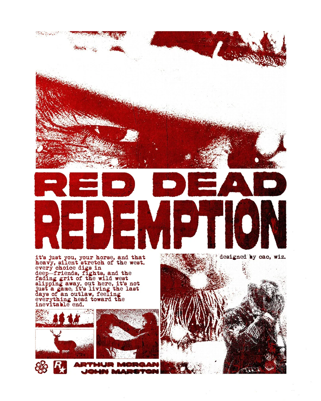Red Dead Redemption Unisex Washed T-Shirt