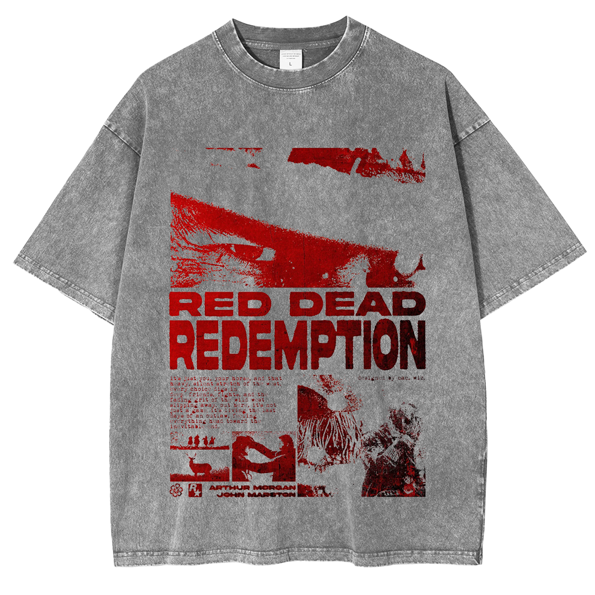 Red Dead Redemption Unisex Washed T-Shirt