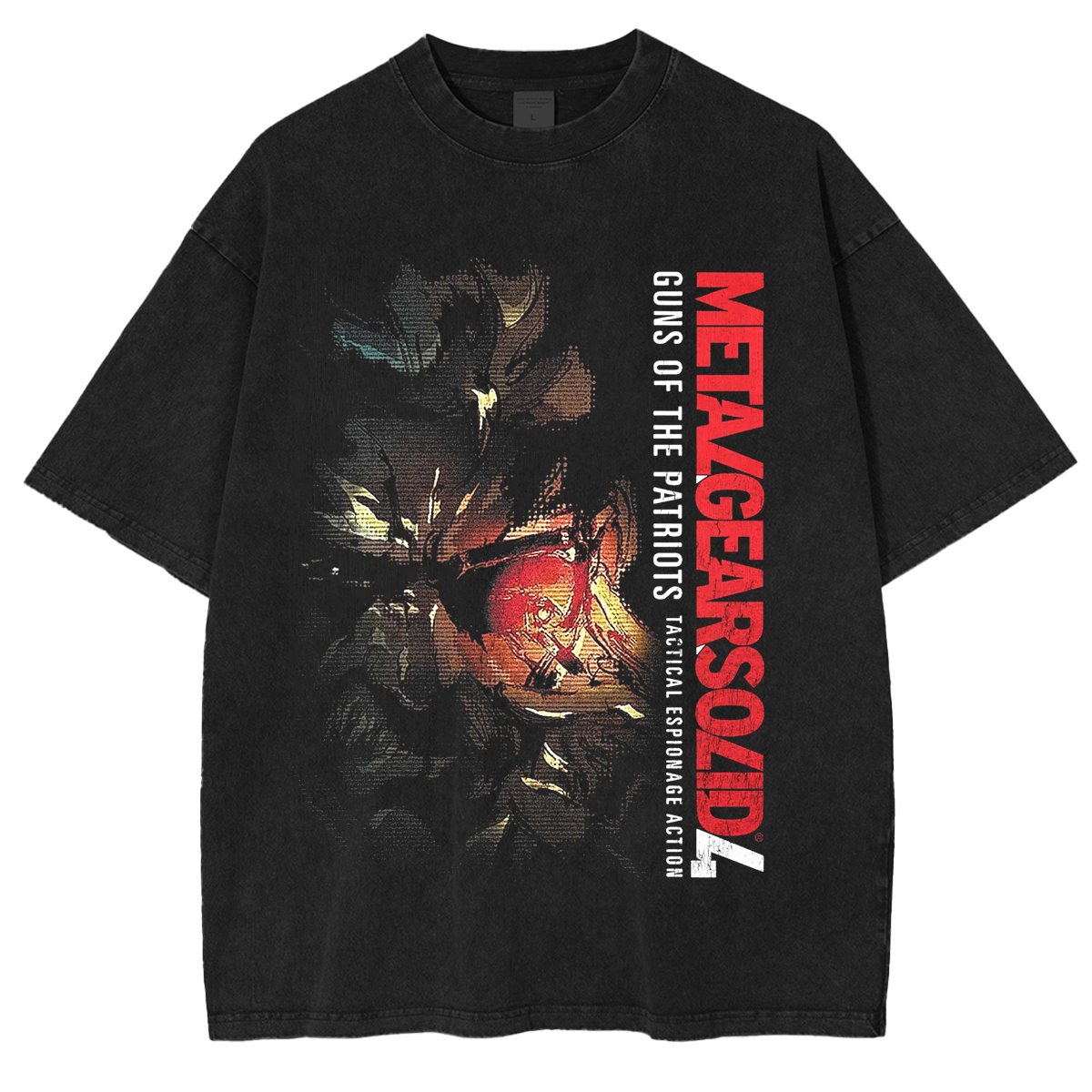 Metal Gear Solid 4 Unisex Washed T-Shirt