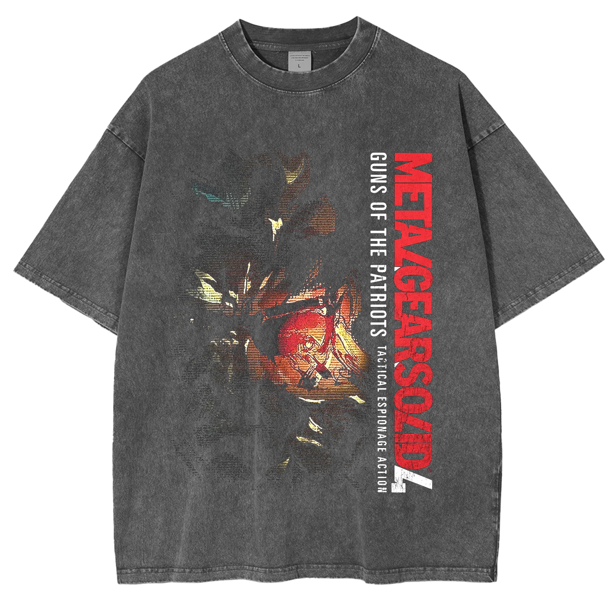 Metal Gear Solid 4 Unisex Washed T-Shirt