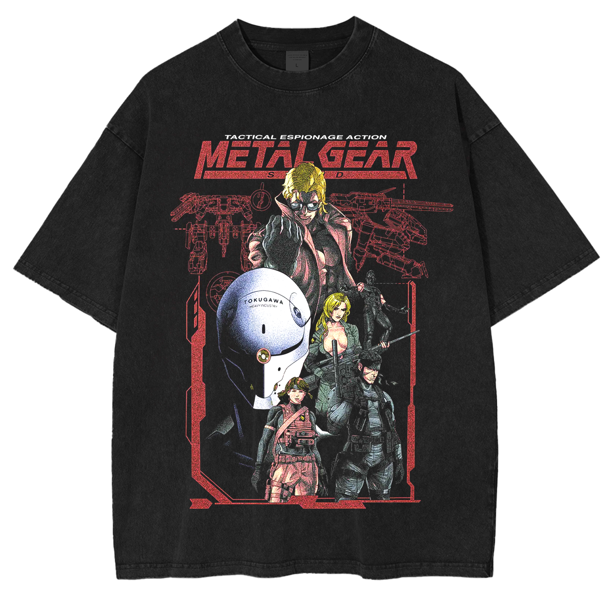 Metal Gear Solid Unisex Washed T-Shirt