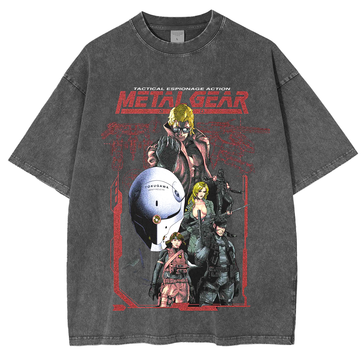 Metal Gear Solid Unisex Washed T-Shirt