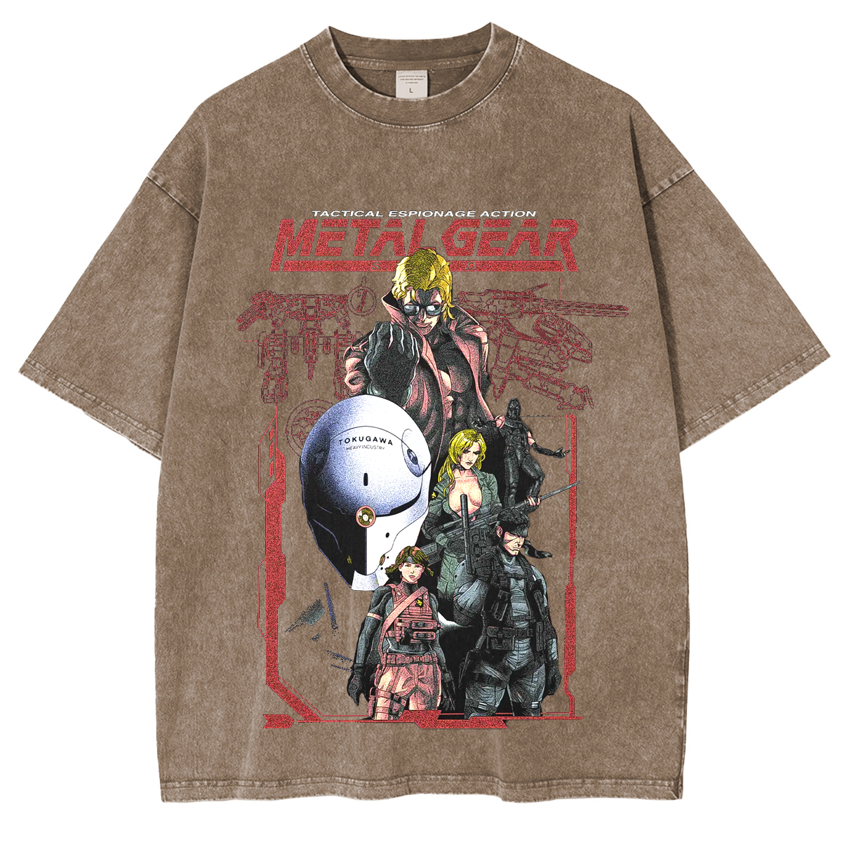 Metal Gear Solid Unisex Washed T-Shirt