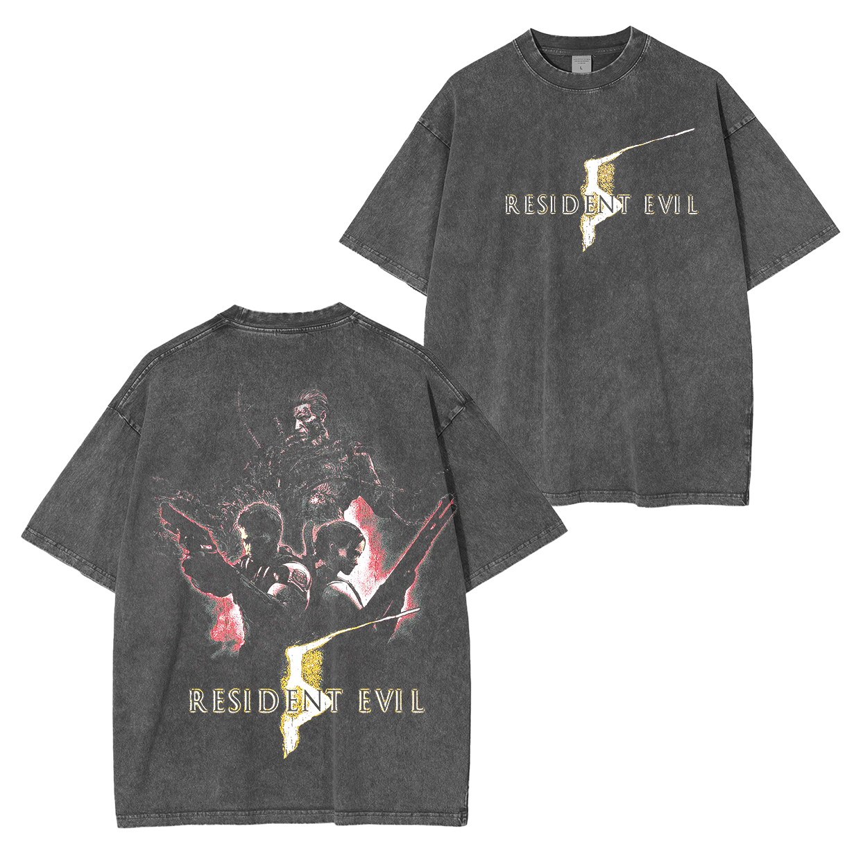 Resident Evil 5 Unisex Washed T-Shirt