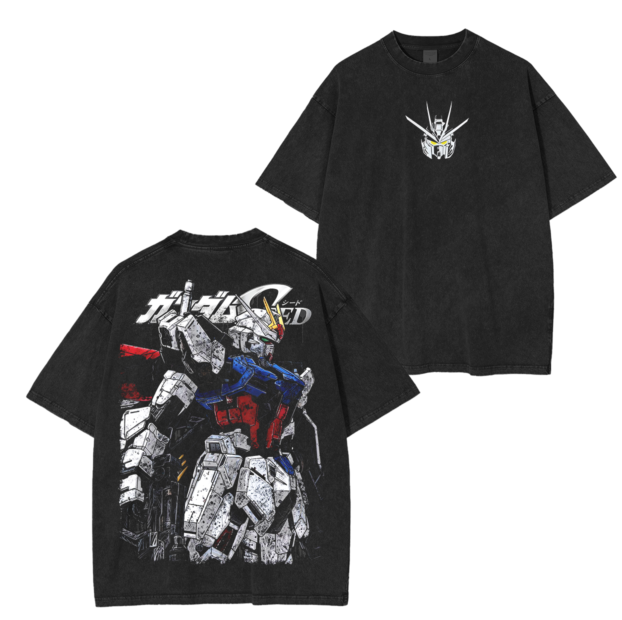 Gundam Mobile Suit Unisex Washed T-Shirt