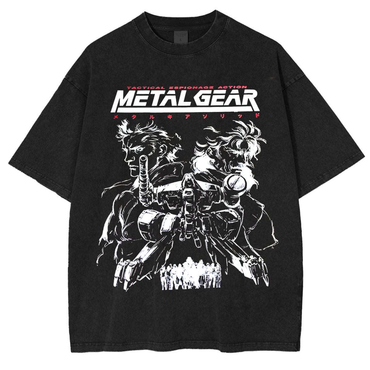 Metal Gear Solid 2 Unisex Washed T-Shirt