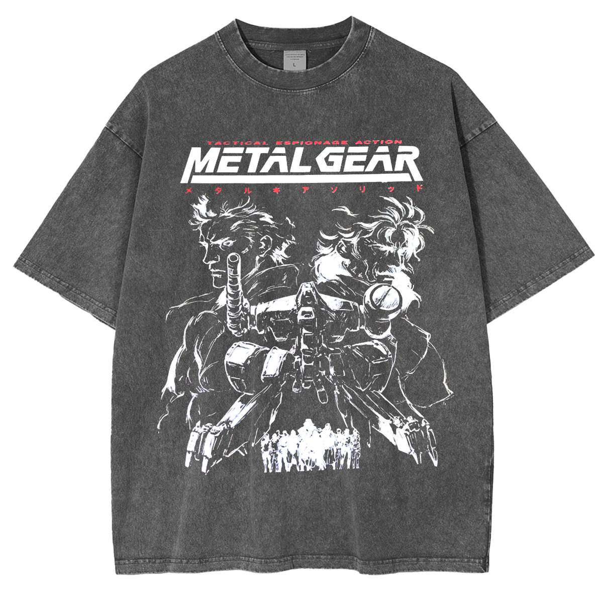 Metal Gear Solid 2 Unisex Washed T-Shirt
