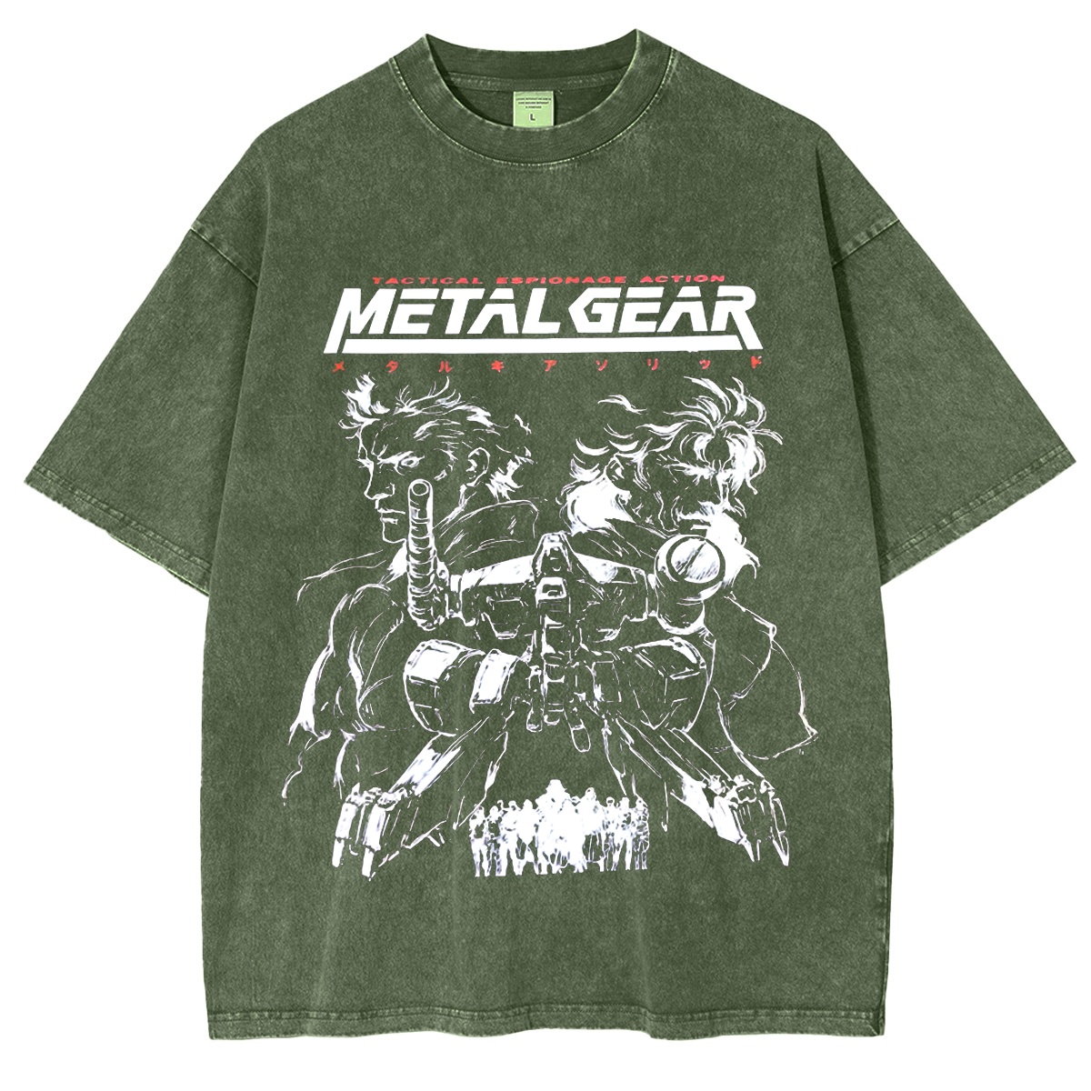 Metal Gear Solid 2 Unisex Washed T-Shirt