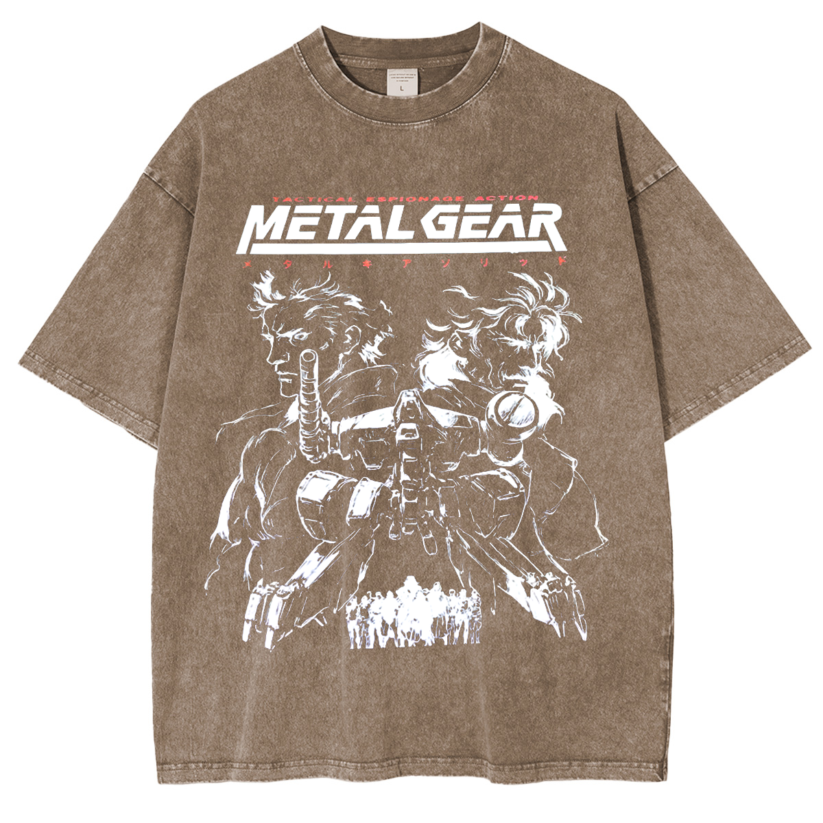 Metal Gear Solid 2 Unisex Washed T-Shirt