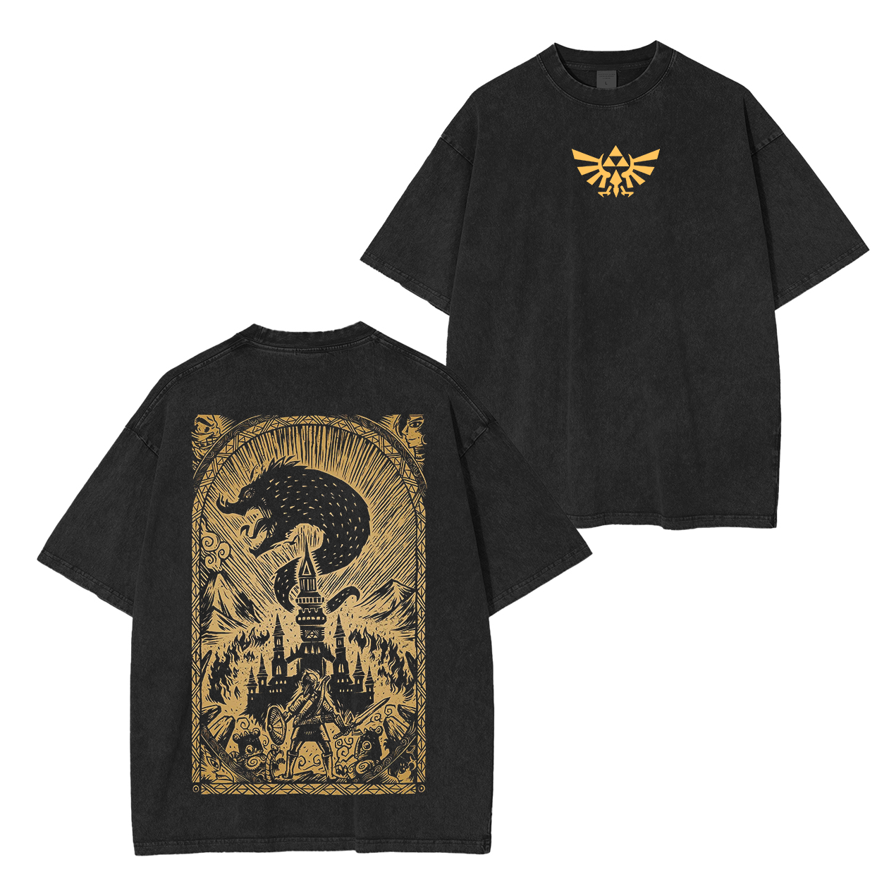 The Legend of Zelda Unisex Washed T-Shirt