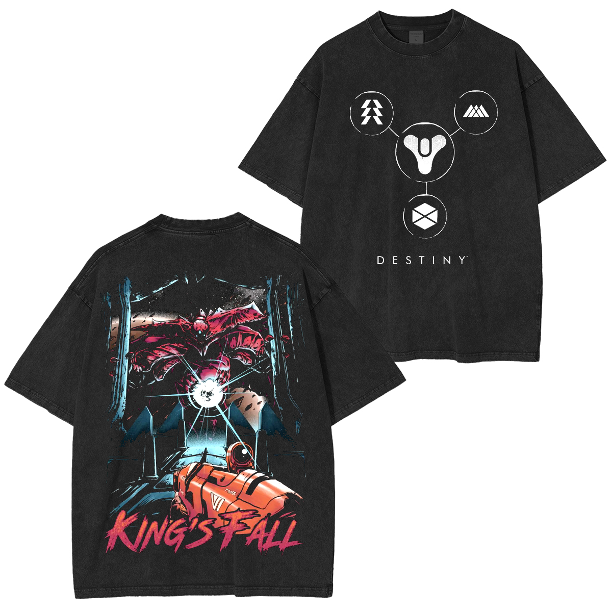 Destinys King��s Fall Unisex Washed T-Shirt