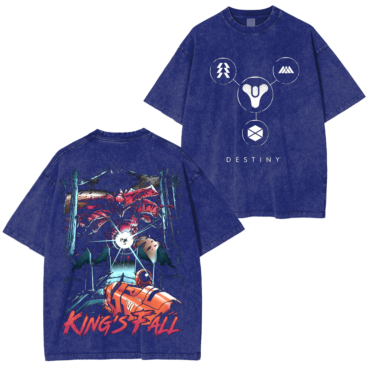 Destinys King��s Fall Unisex Washed T-Shirt