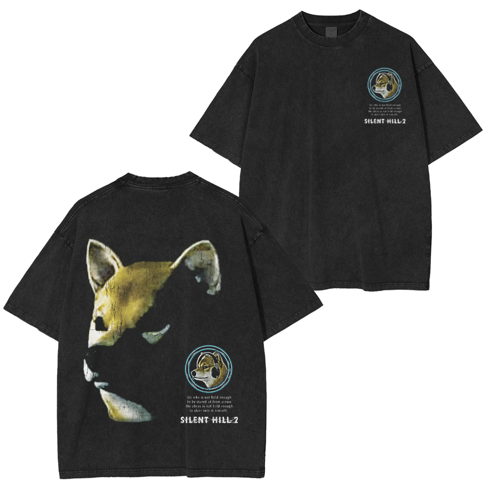 Silent Hill 2 - Dog Unisex Washed T-Shirt