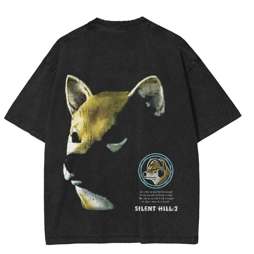 Silent Hill 2 - Dog Unisex Washed T-Shirt