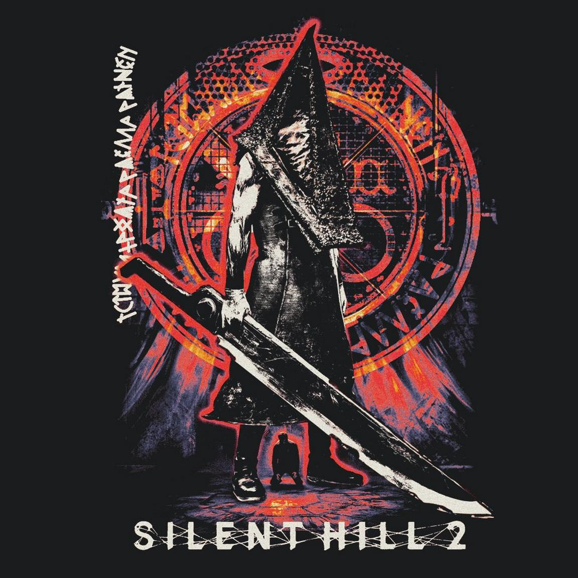 SILENT HILL 2 Pyramid Head Vintage Unisex Washed T-Shirt