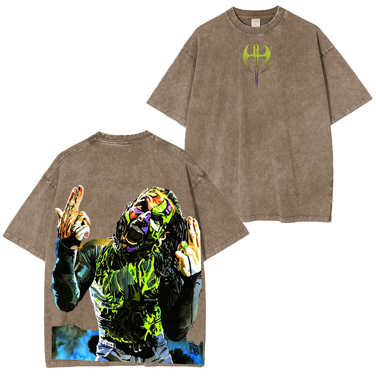 Jeff Hardy WWE Vintage Unisex Washed T-Shirt