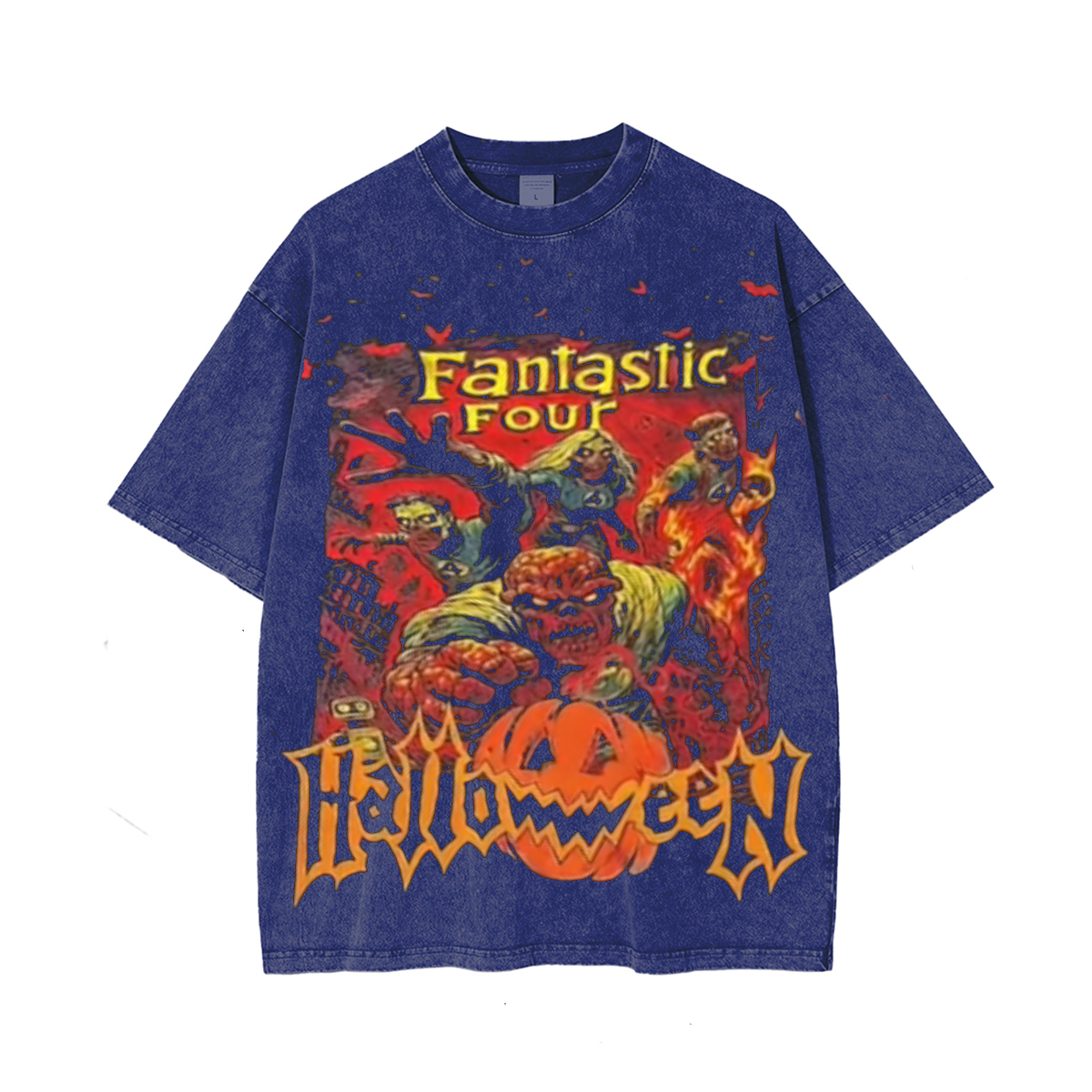 Zombie War Cap Unisex Washed T-Shirt