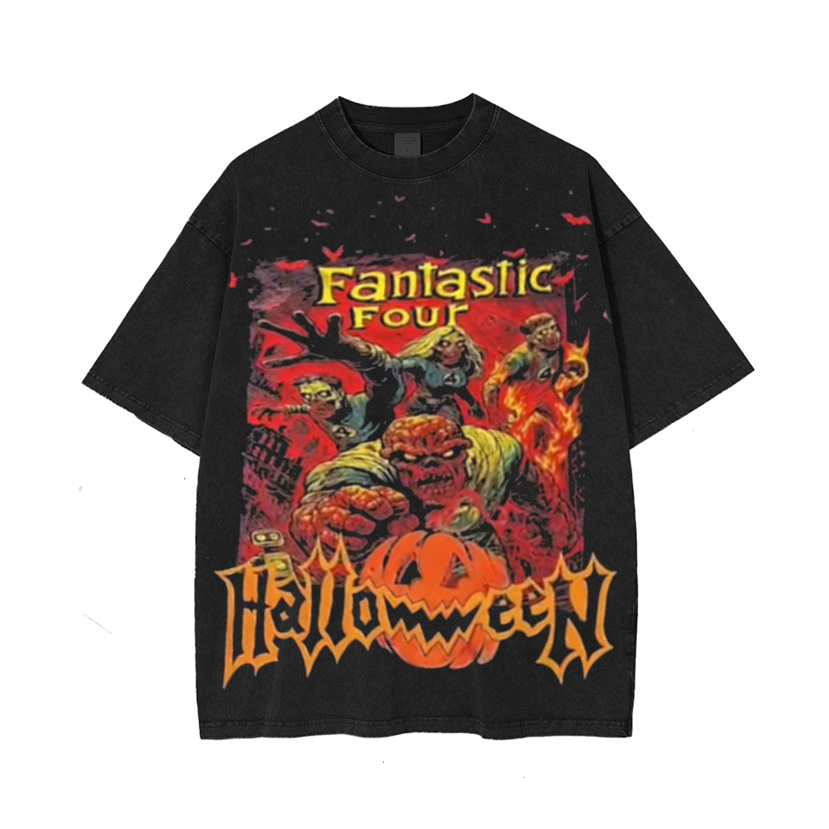 Zombie War Cap Unisex Washed T-Shirt