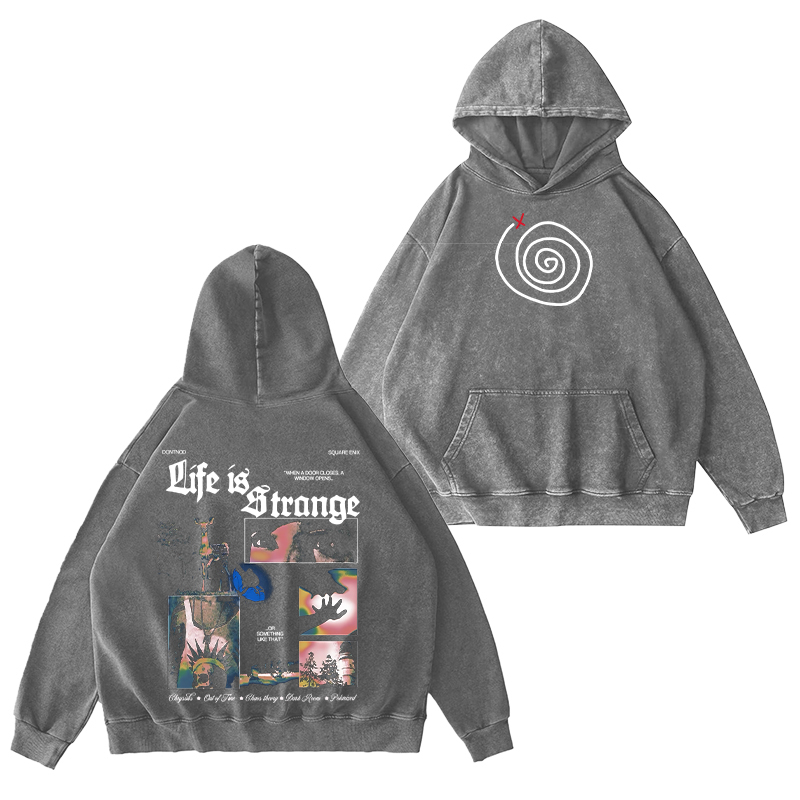 Life Is Strange Unisex Washed Hoodie