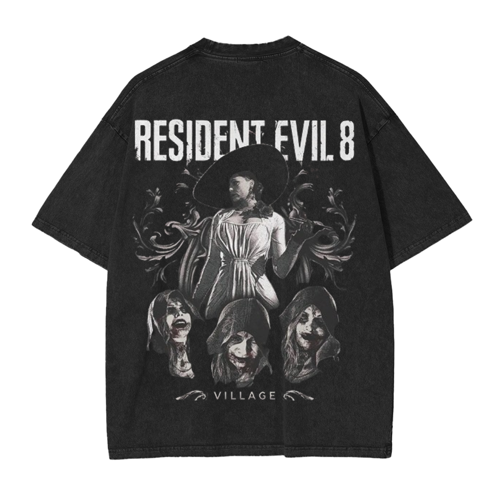 Residentevilevil villiage || Unisex Washed T-Shirt
