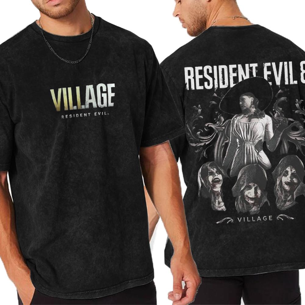 Residentevilevil villiage || Unisex Washed T-Shirt