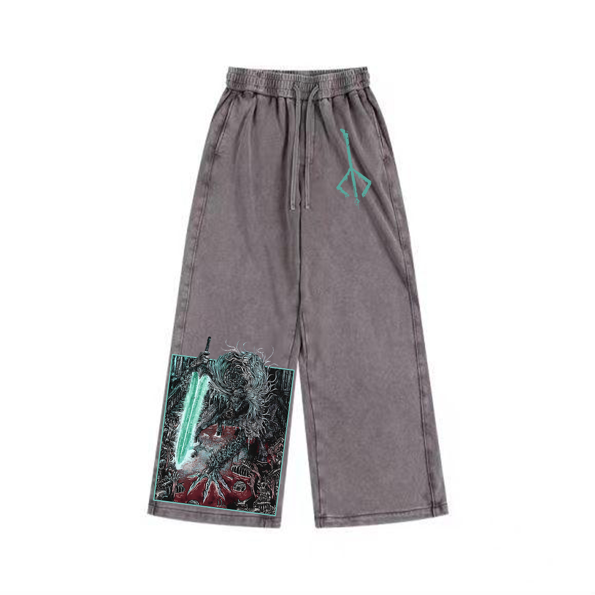 Bloodborne Ludwig The Accursed Holy Blade Grim Unisex Washed Pants
