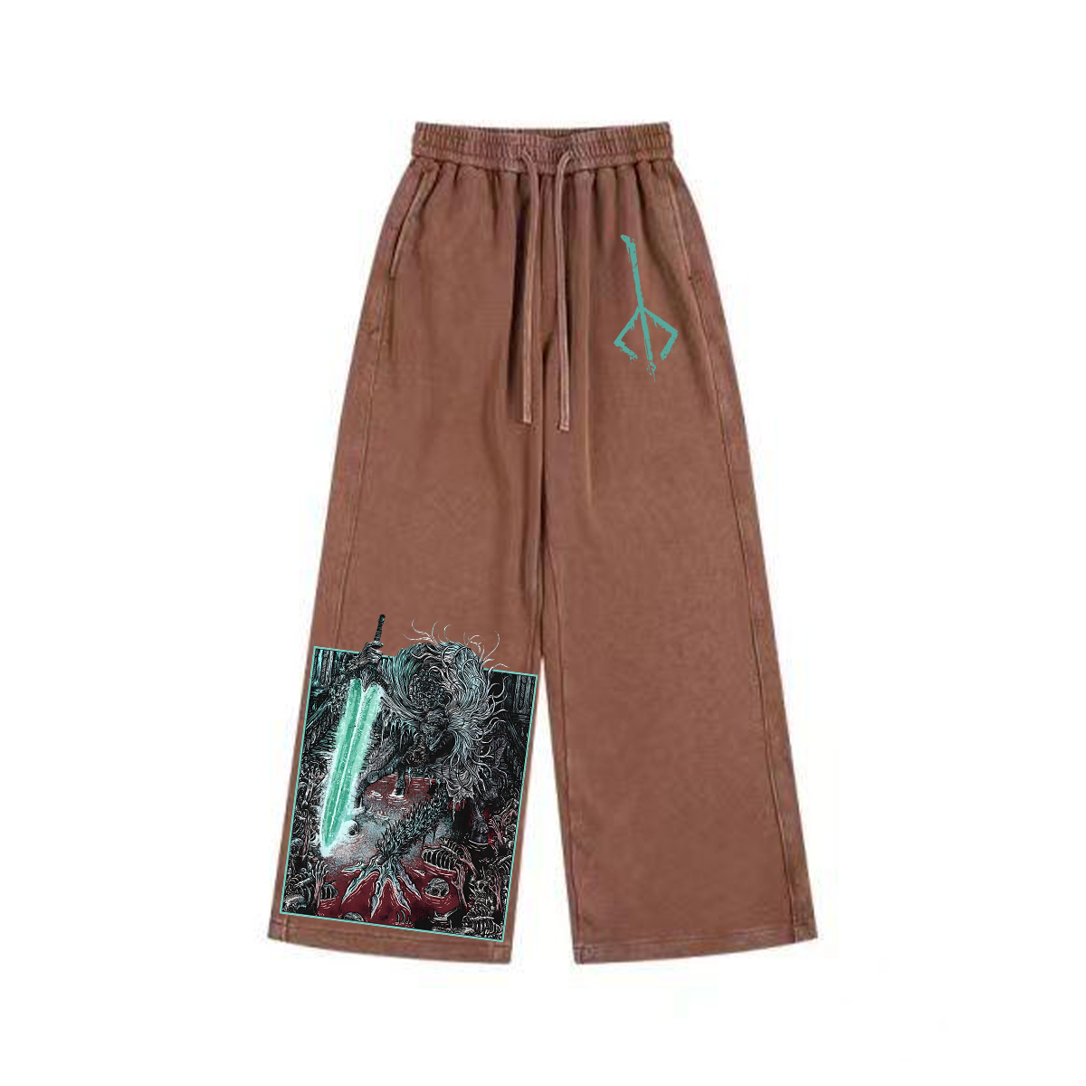 Bloodborne Ludwig The Accursed Holy Blade Grim Unisex Washed Pants