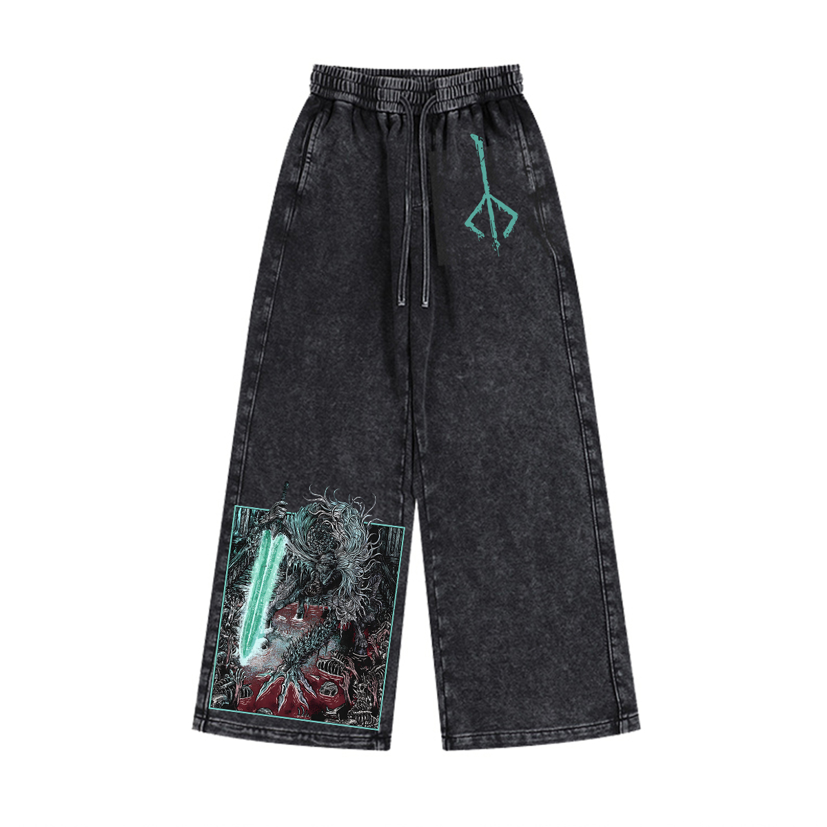 Bloodborne Ludwig The Accursed Holy Blade Grim Unisex Washed Pants