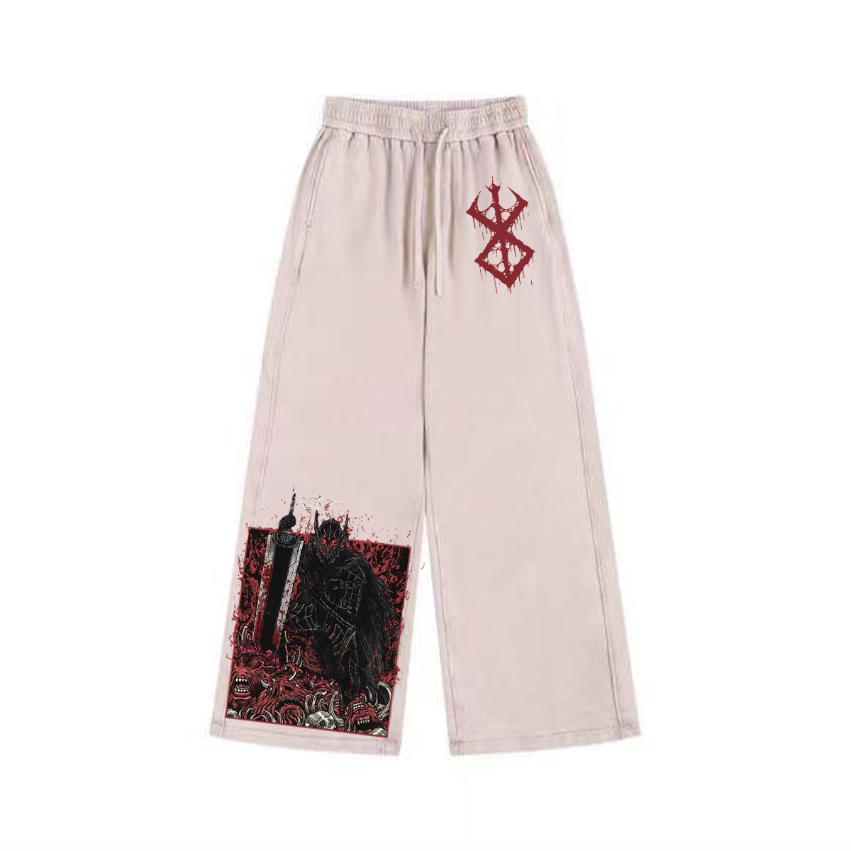 Guts Cursed Armor Grim Unisex Washed Pants