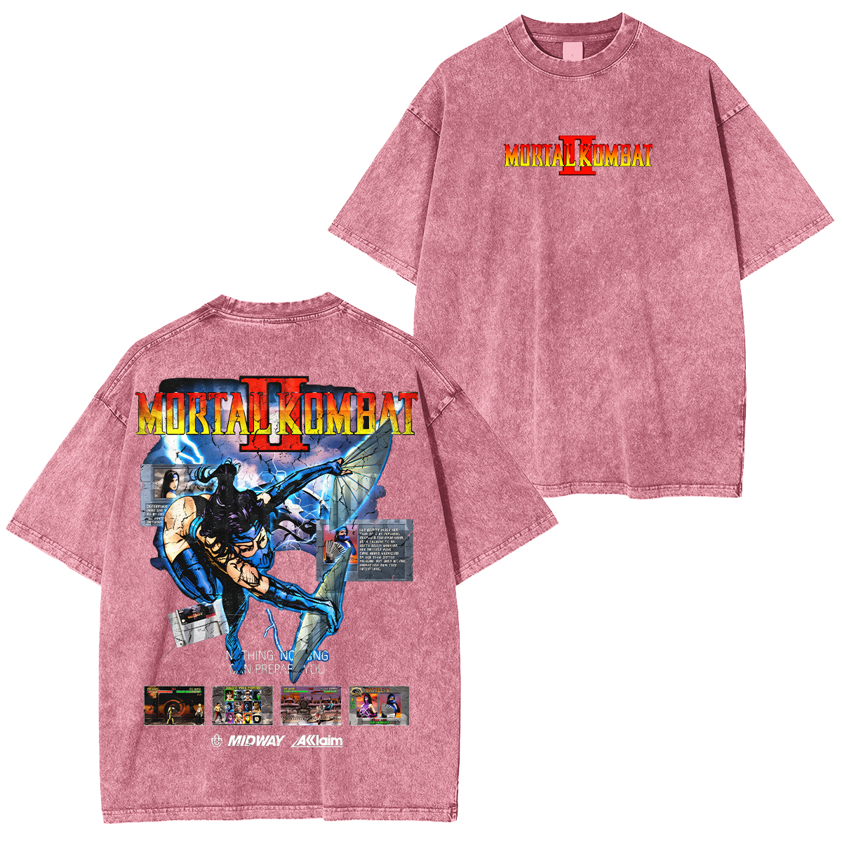 Mortal Kombat II Washed T-shirt/Crewneck/Hoodie
