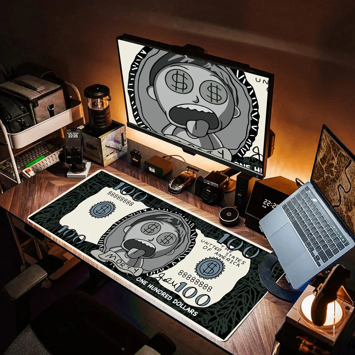 100 Dollar Morty Mouse Pad